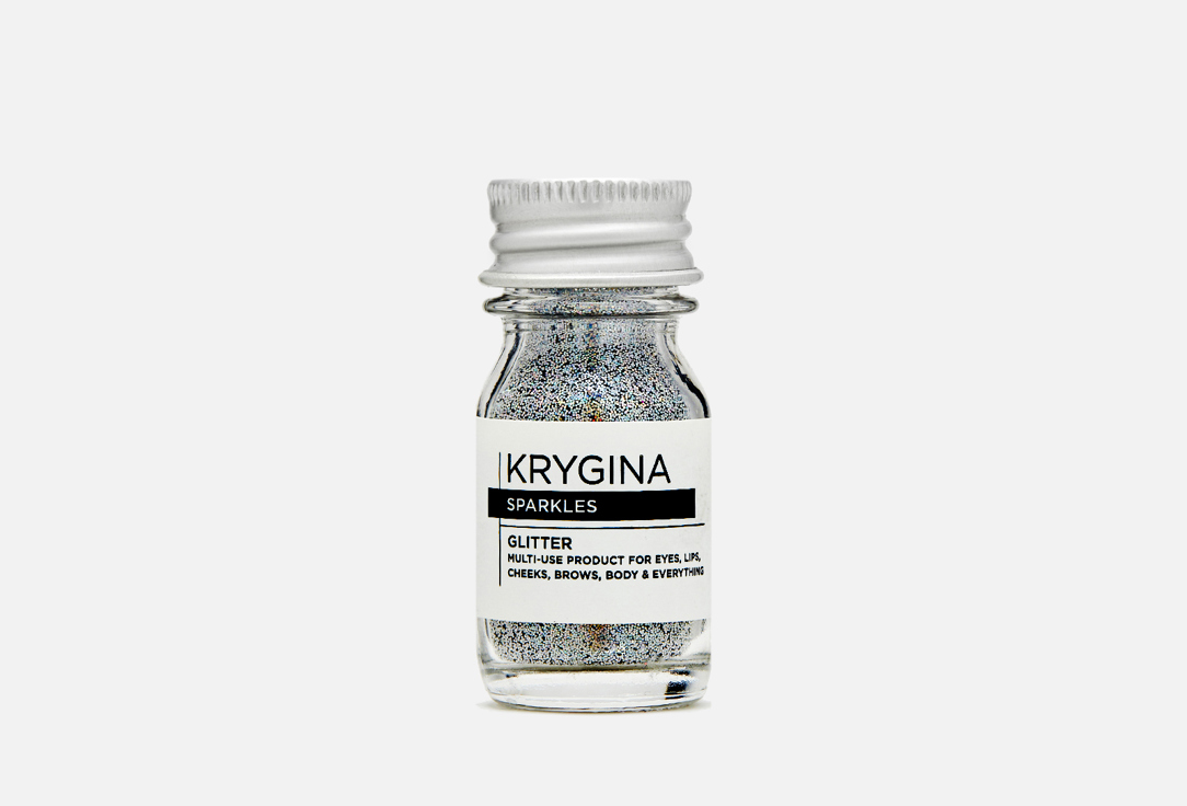 Mультифункциональные блестки Krygina Cosmetics Sparkles  Prism silver