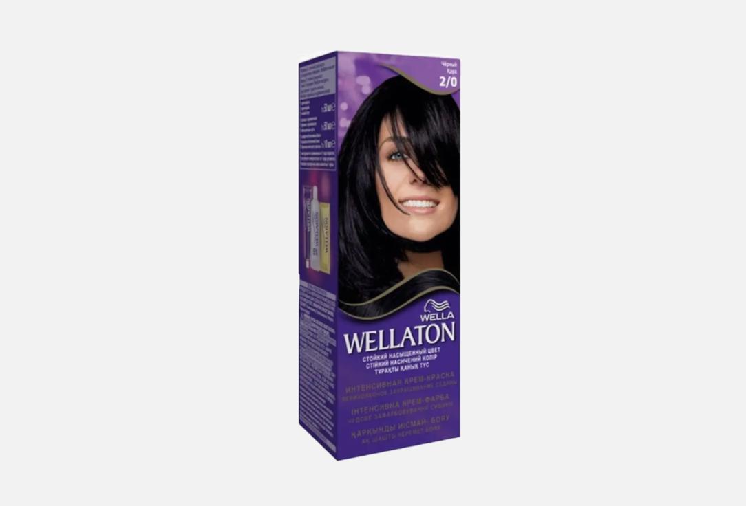 Крем-краска для волос Wella Wellaton 2/0, Черный