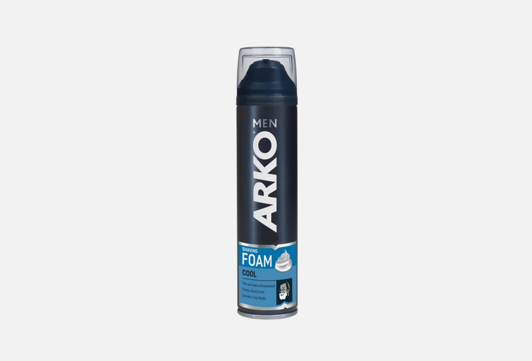 Пена для бритья ARKO Shaving foam cool 200 мл пена для бритья figaro shaving foam 100 мл