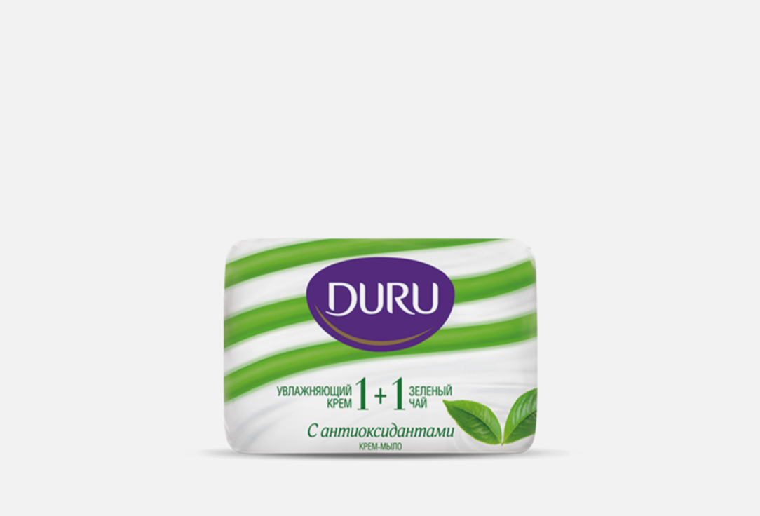 Мыло DURU Зеленый чай 80 г крем мыло твёрдое duru soft sens 1 1 80г малина ежевика