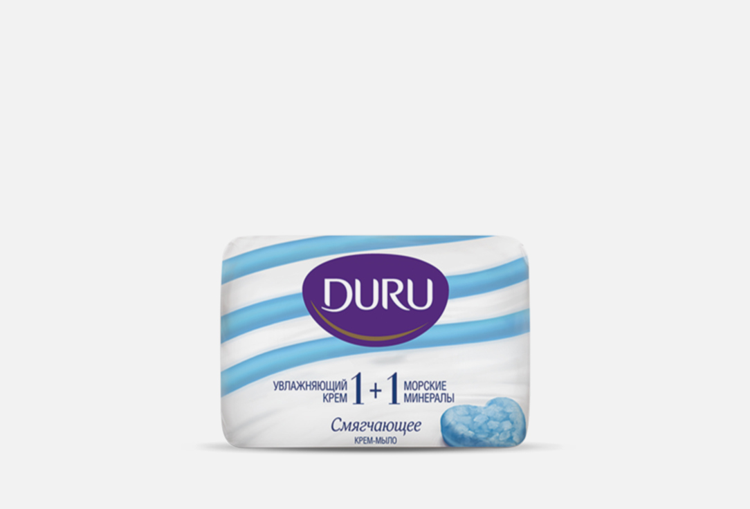 Мыло DURU Морские минералы 80 г крем мыло твёрдое duru soft sens 1 1 80г малина ежевика
