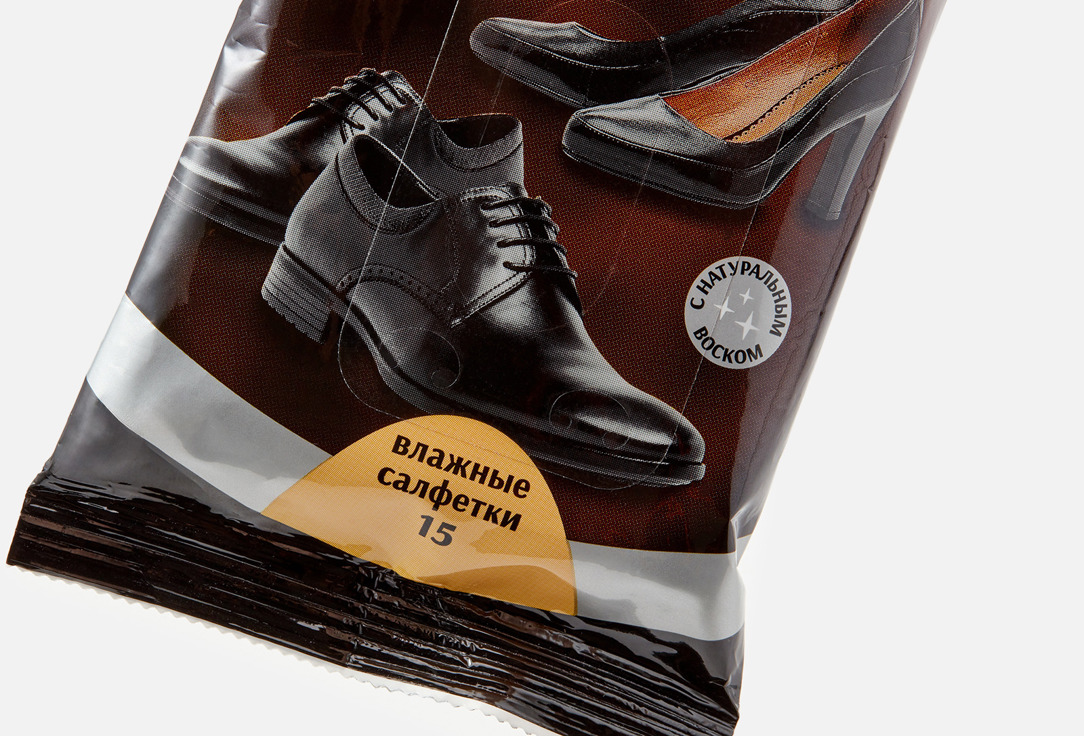 

Влажные салфетки HOUSE LUX, Для обуви с белой подошвой 15 шт