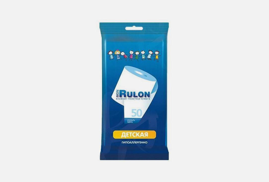 Изображение товара Влажные салфетки Mon Rulon детские гипоаллергенные с ромашкой 88 рублей