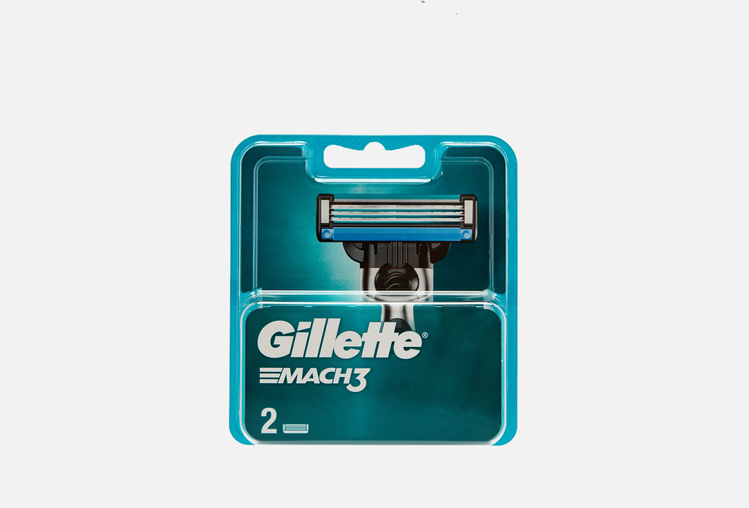 Сменные Кассеты для бритья 2 шт. Gillette Mach3 