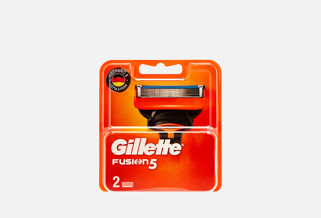 Сменные кассеты для бритья 2шт. Gillette FUSION 