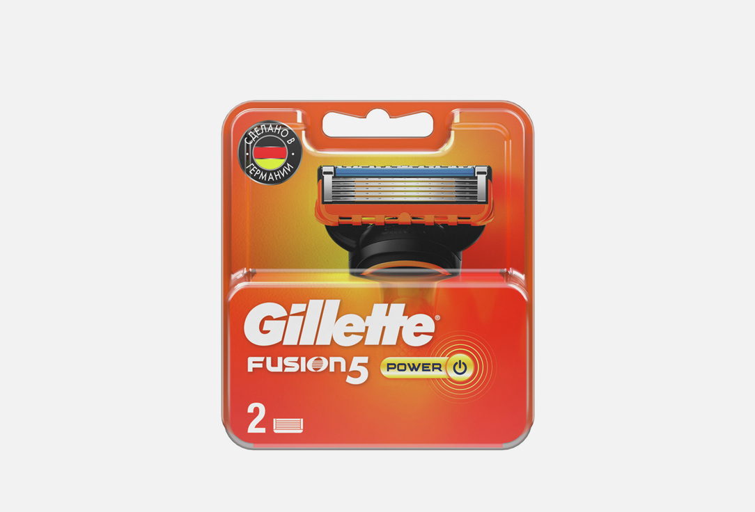 Сменные кассеты 2шт. GILLETTE Fusion Power 2 шт gillette кассеты для станка gillette fusion 5 power 4 шт