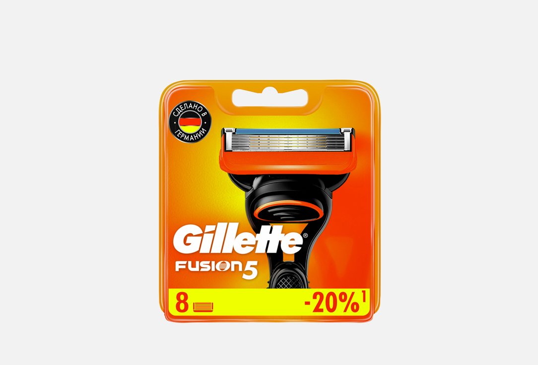 Сменные кассеты для бритья 8шт. Gillette FUSION 