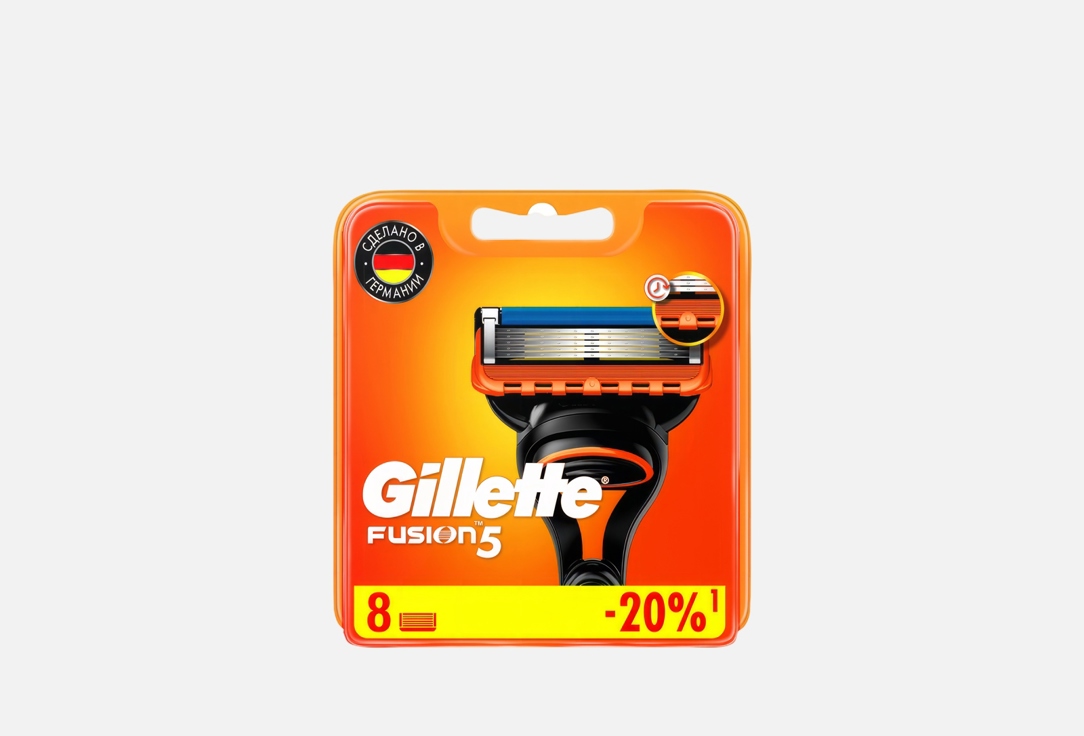 

Сменные кассеты для бритья 8шт. GILLETTE, FUSION 8 шт