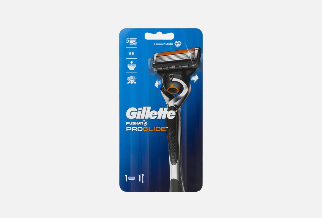 

Станок для бритья с 1 сменной кассетой GILLETTE, Fusion5 ProGlide 1 шт
