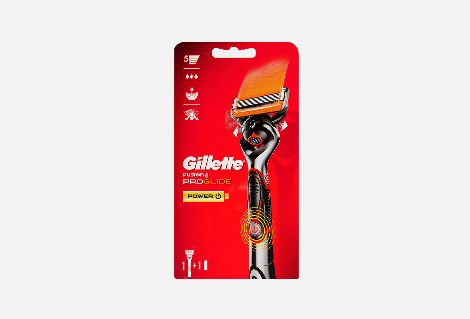 Gillette Станок для бритья с 1 сменной кассетой Fusion5 ProGlide Power ...