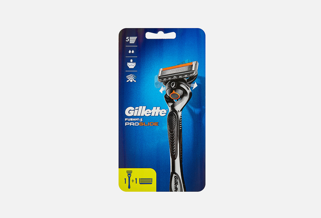 Изображение товара Станок для бритья с 2 сменными кассетами Gillette Fusion5 ProGlide