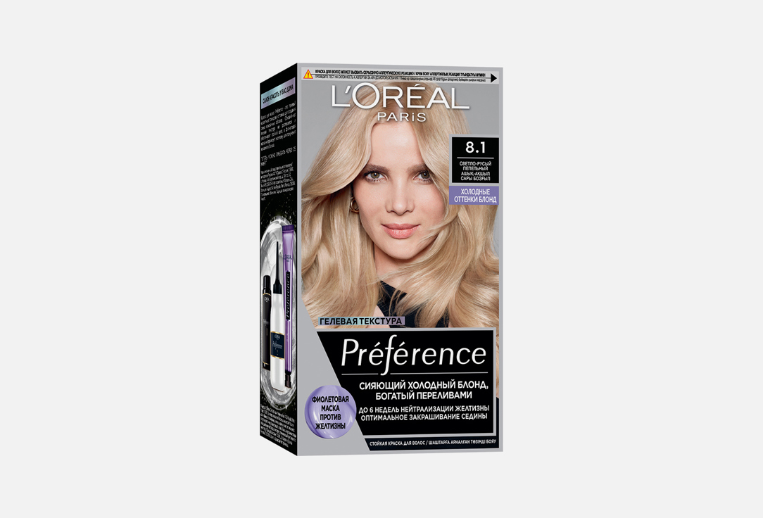 Изображение товара Стойкая крем-краска для волос L'Oreal Paris Préférence Cool Blondes