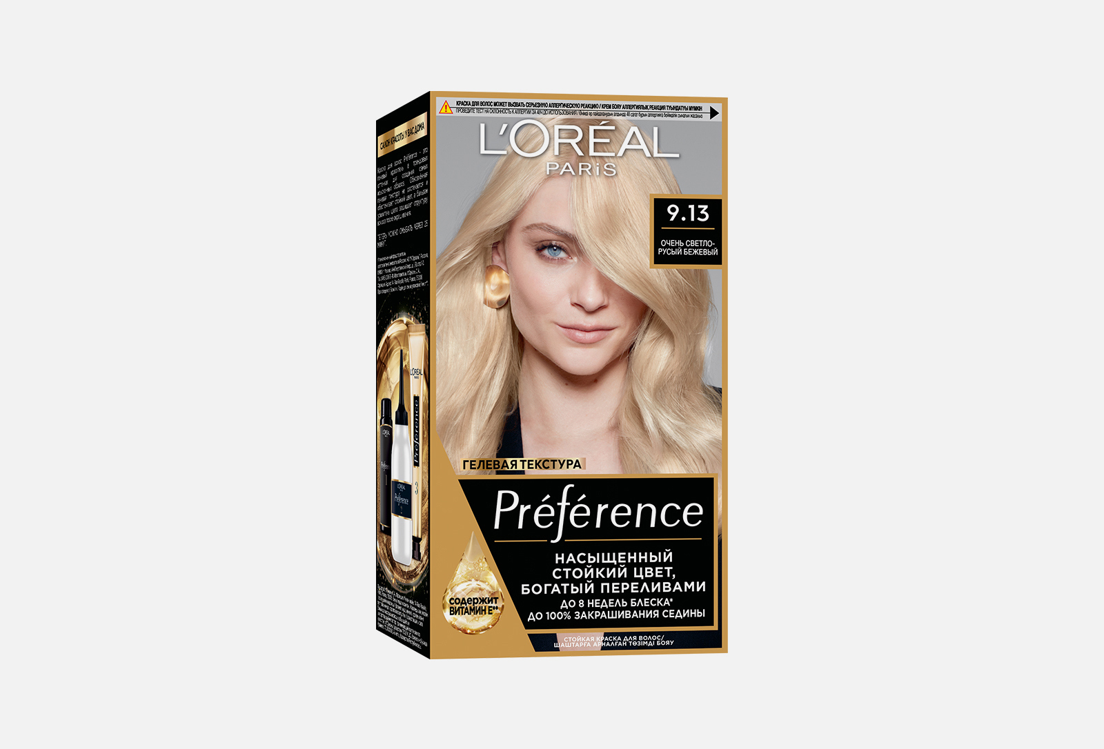 L'Oreal Paris Краска для волос PRÉFÉRENCE 9.13 Очень светло-русый ...