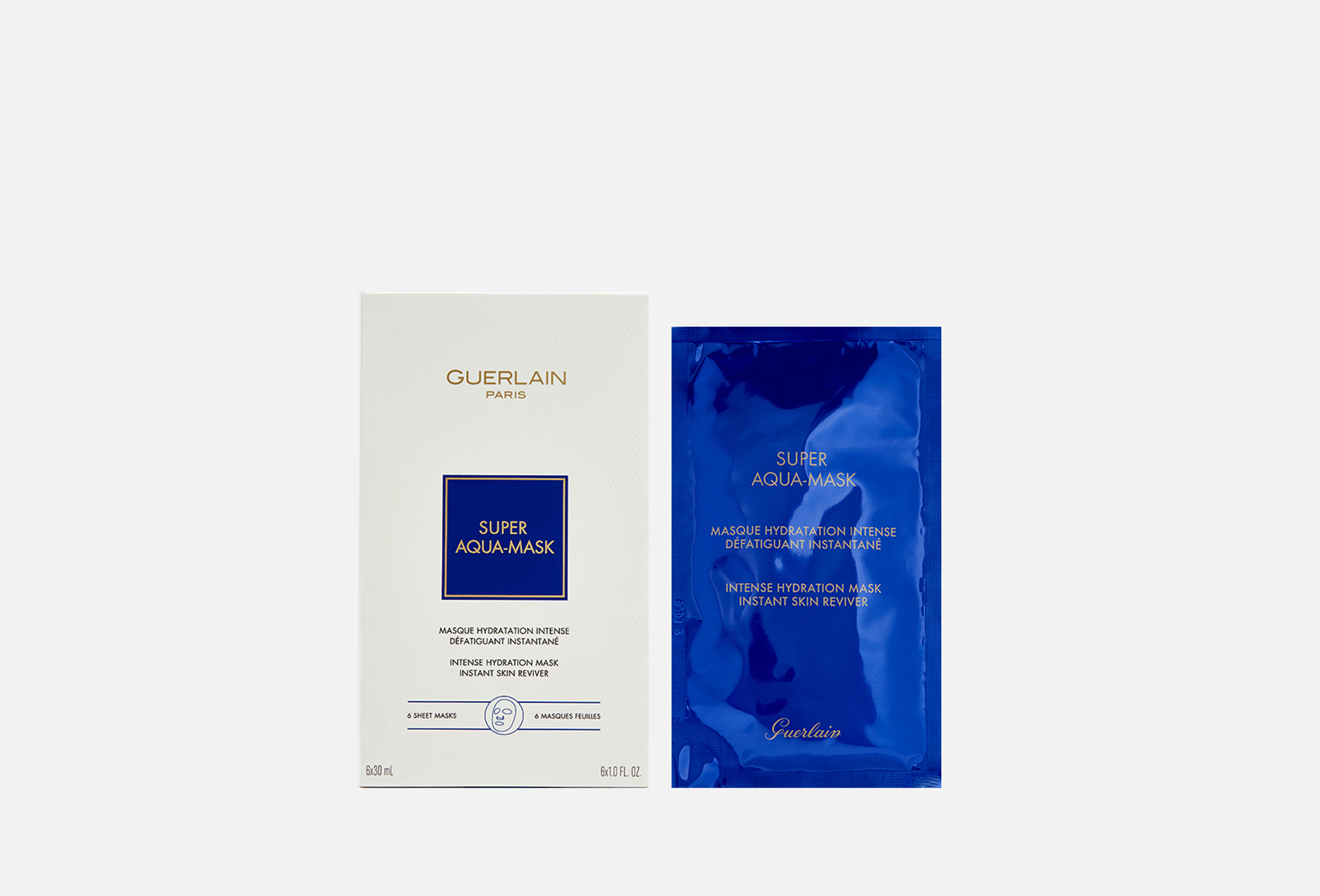 Guerlain Маска увлажняющая Super Aqua 6 шт — купить, цена в Москве