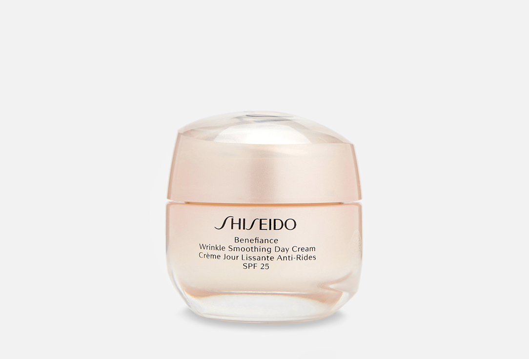 Дневной крем для лица, разглаживающий морщины SHISEIDO BENEFIANCE WRINKLE SMOOTHING DAY CREAM 50 мл крем для лица разглаживающий морщины shiseido benefiance wrinkle smoothing cream 50 мл