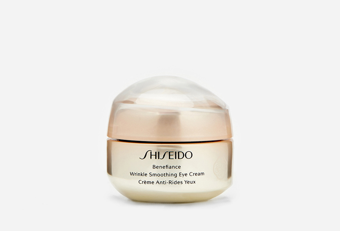 Крем для кожи вокруг глаз, разглаживающий морщины SHISEIDO BENEFIANCE WRINKLE SMOOTHING EYE CREAM 15 мл уход за руками shiseido защитный крем для рук benefiance