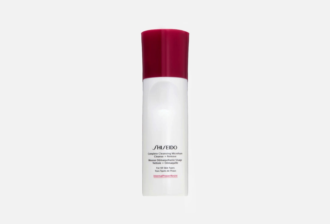 Изображение товара мусс 2 в 1: очищение и снятие макияжа Shiseido Complete Cleansing Microfoam