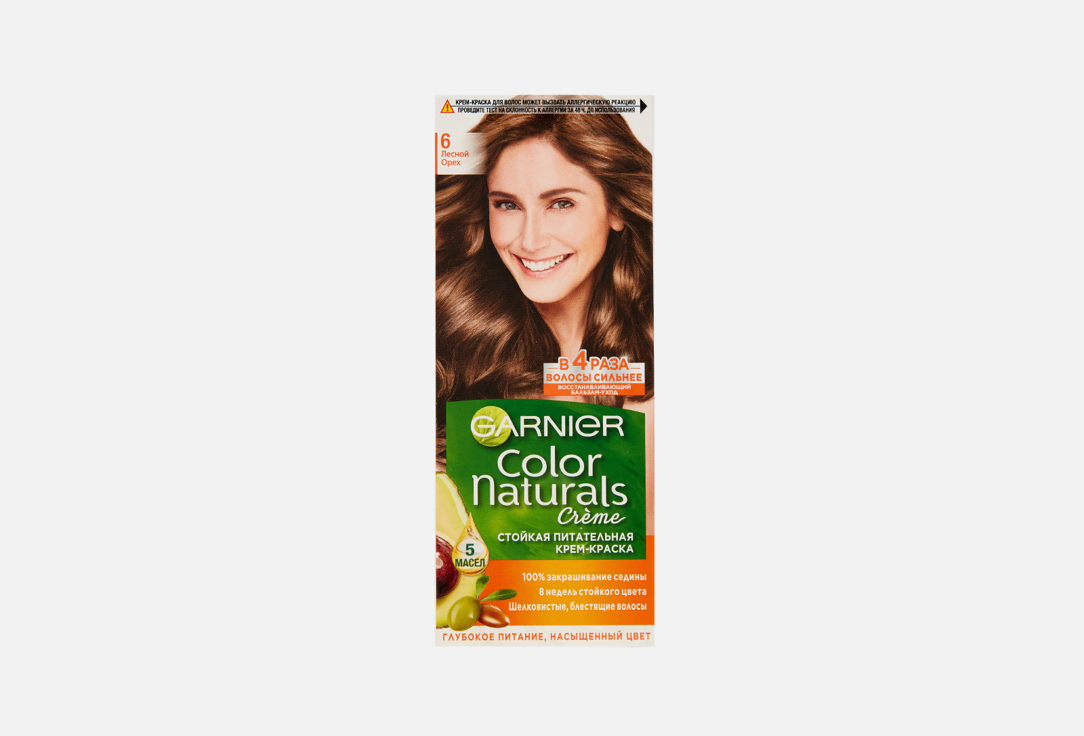 Стойкая питательная крем-краска для волос Garnier Color Naturals 6