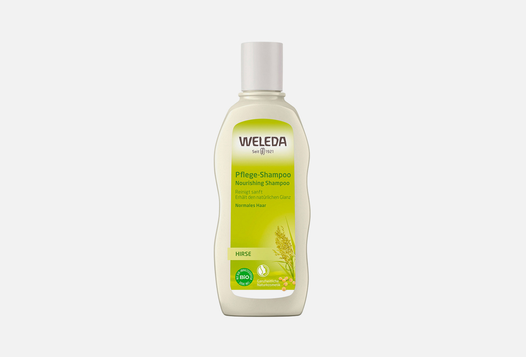 Шампунь-уход для волос с экстрактом Просо WELEDA Millet Nourishing Shampoo 190 мл