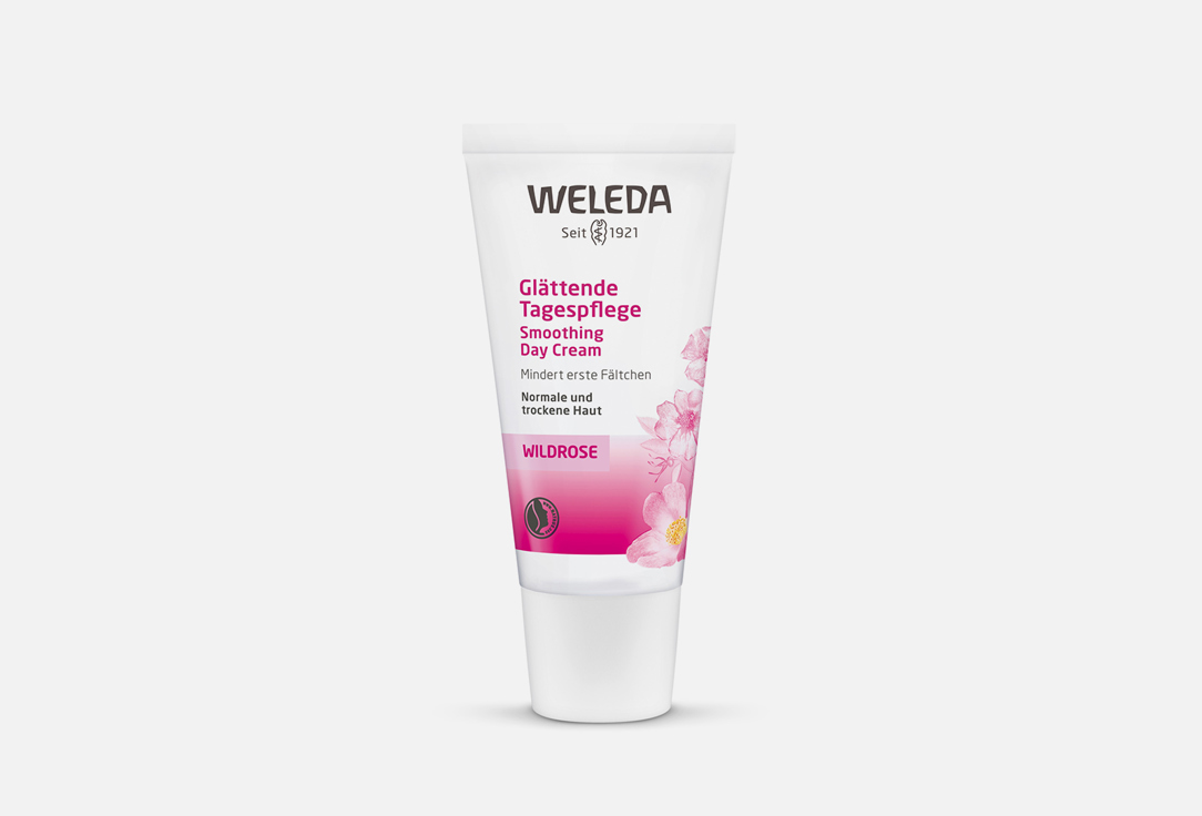 Крем-уход для лица разглаживающий дневной WELEDA Wild Rose Smoothing Day Cream For Dry Skin 30 мл цена и фото