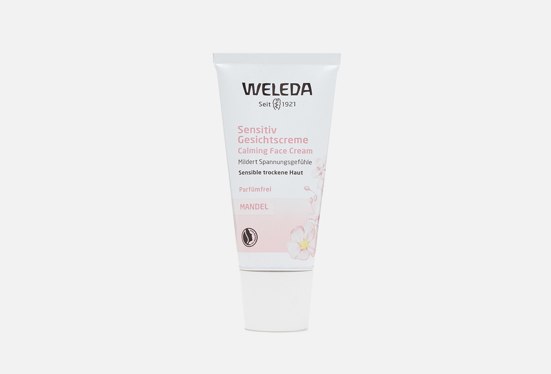 Крем-уход для лица деликатный питающий Weleda Almond Soothing Facial Cream 