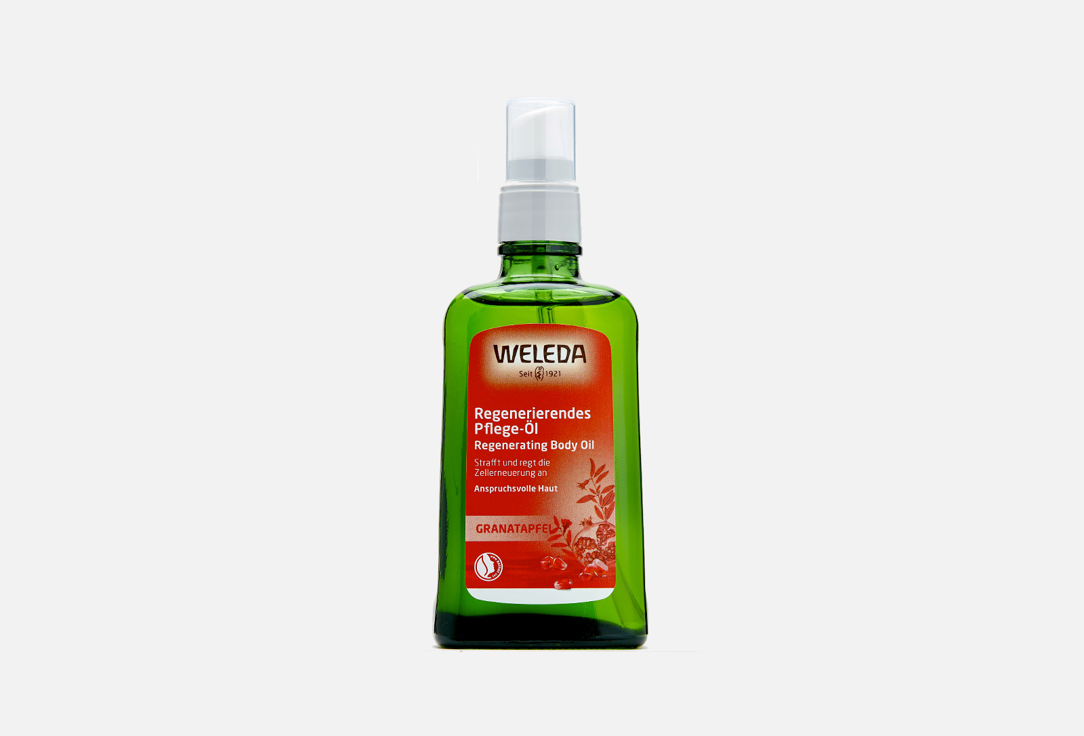 Масло гранатовое восстанавливающее WELEDA Pomegranate Regenerating Body Oil 100 мл weleda гранатовое масло лифтинг для лица 30 мл weleda гранатовая линия