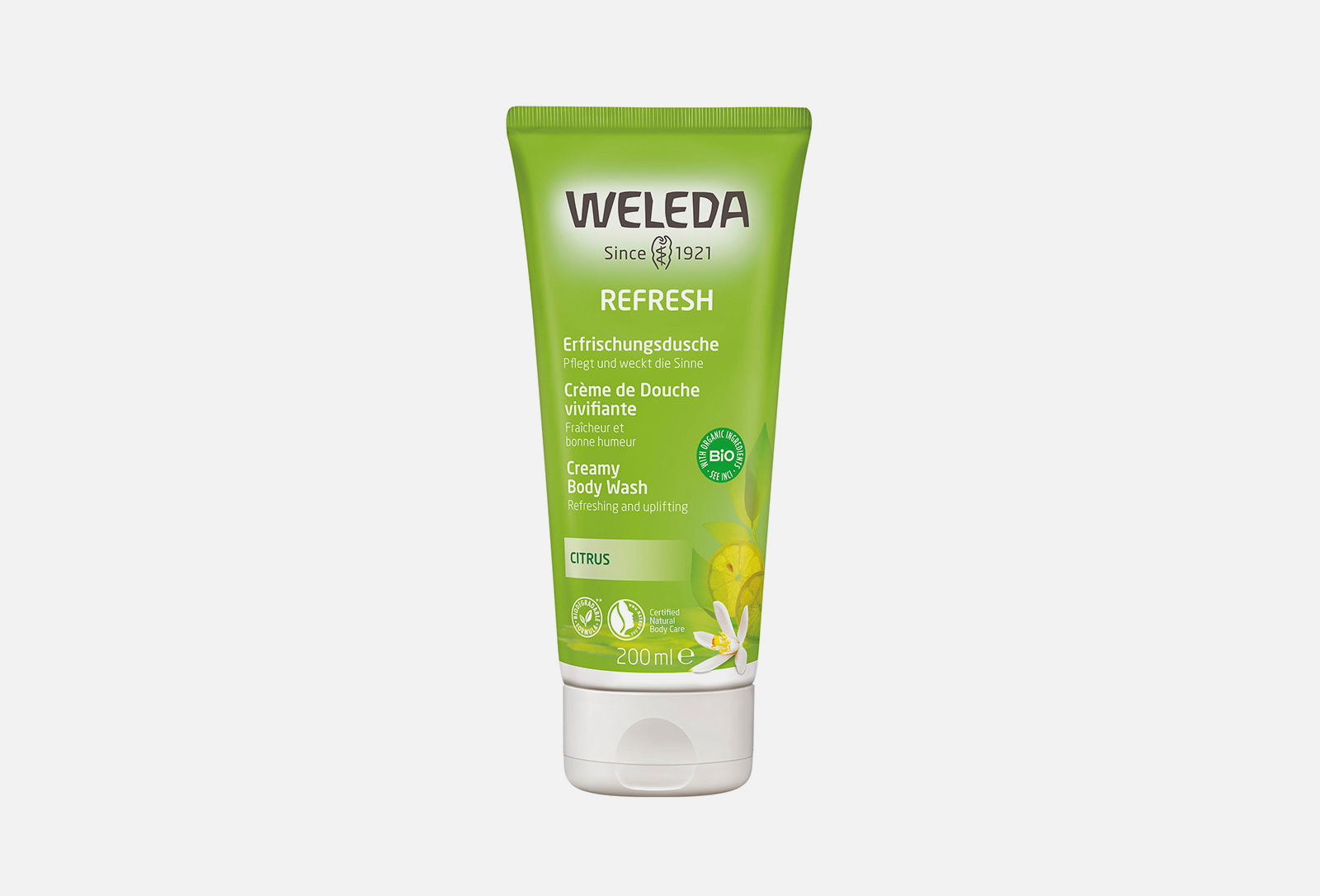 Weleda Гель для душа Citrus Creamy Body Wash 200 мл — купить, цена в Москве