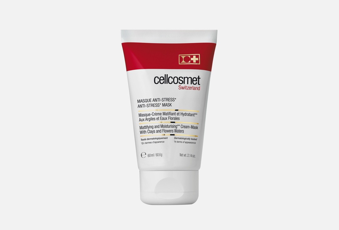 Крем-маска для лица CELLCOSMET & CELLMEN Anti-Stress 60 мл givenchy ressource velvet moisturizing cream anti stress 50мл