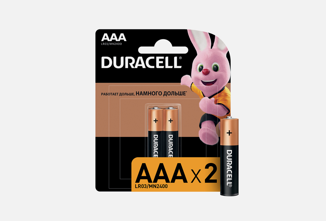 Батарейка Duracell LR03-2BL BASIC CN 