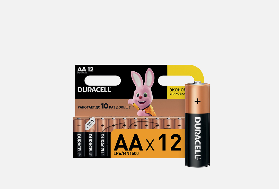 Батарейка Duracell LR6-12BL BASIC NEW  