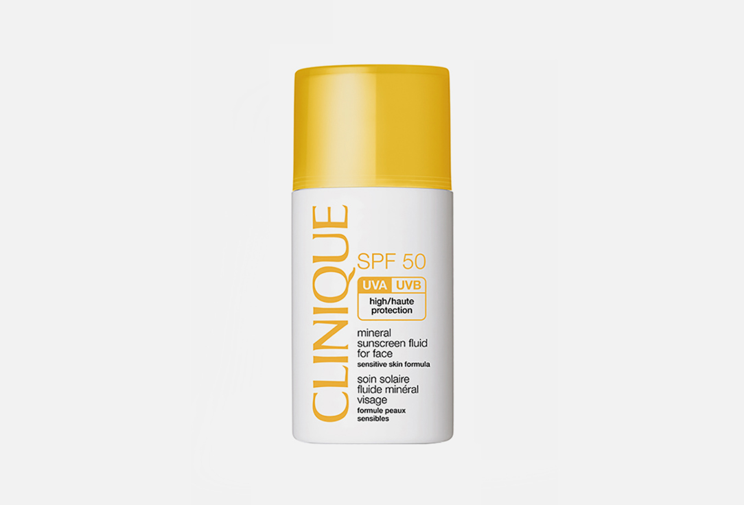 Солнцезащитный минеральный флюид для лица CLINIQUE Mineral Sunscreen Fluid For Face SPF50 30 мл avene fluid sport sunscreen cream spf 50 100 ml