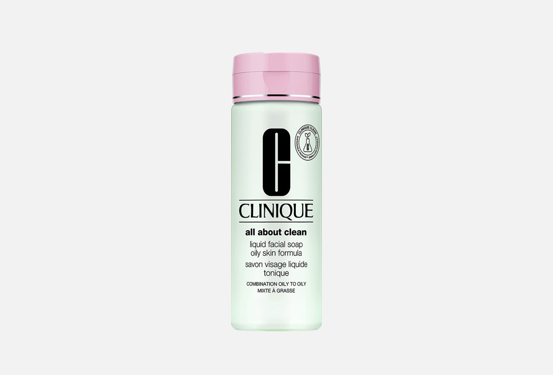 цена Сильнодействующее жидкое мыло для жирной кожи CLINIQUE Liquid Facial Soap Oily Skin 200 мл