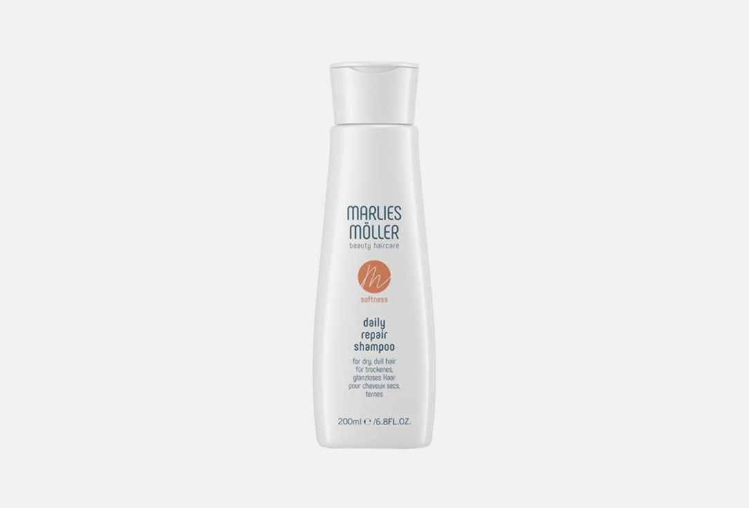 цена восстанавливающий шампунь для волос MARLIES MOLLER Softness Daily Repair Shampoo 200 мл