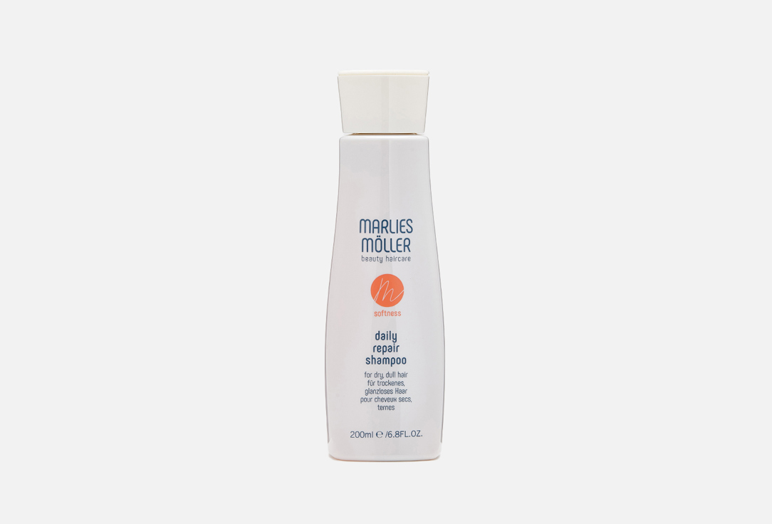 восстанавливающий шампунь для волос MARLIES MOLLER Softness Daily Repair Shampoo  200 мл