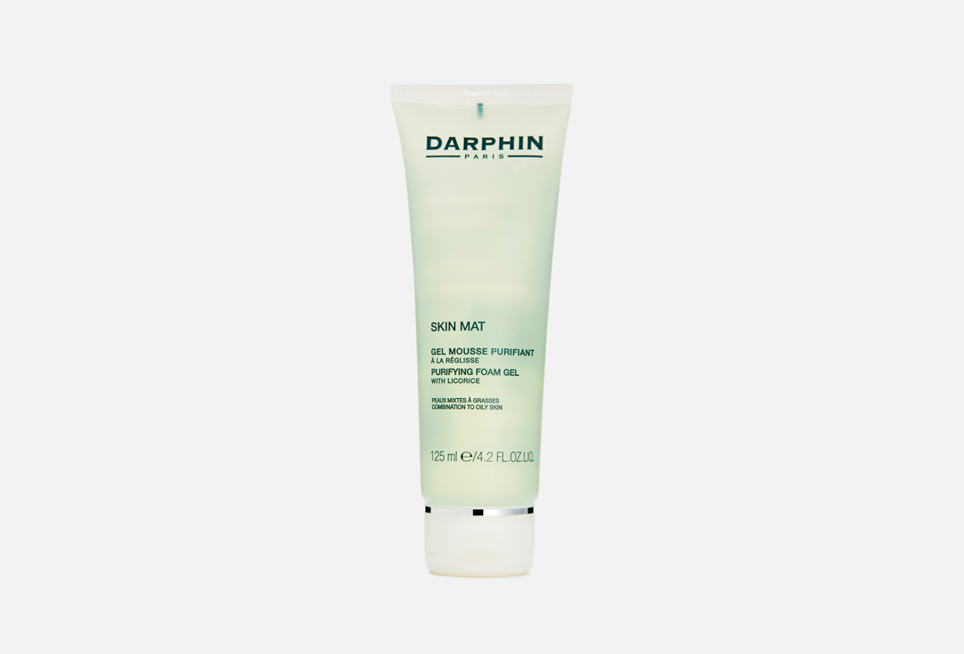 Очищающая пенка-гель для смешанной и жирной кожи DARPHIN Skin Mat 125 мл очищающий и восстанавливающий гель для умывания menoage facial gel with fullerene 200 мл