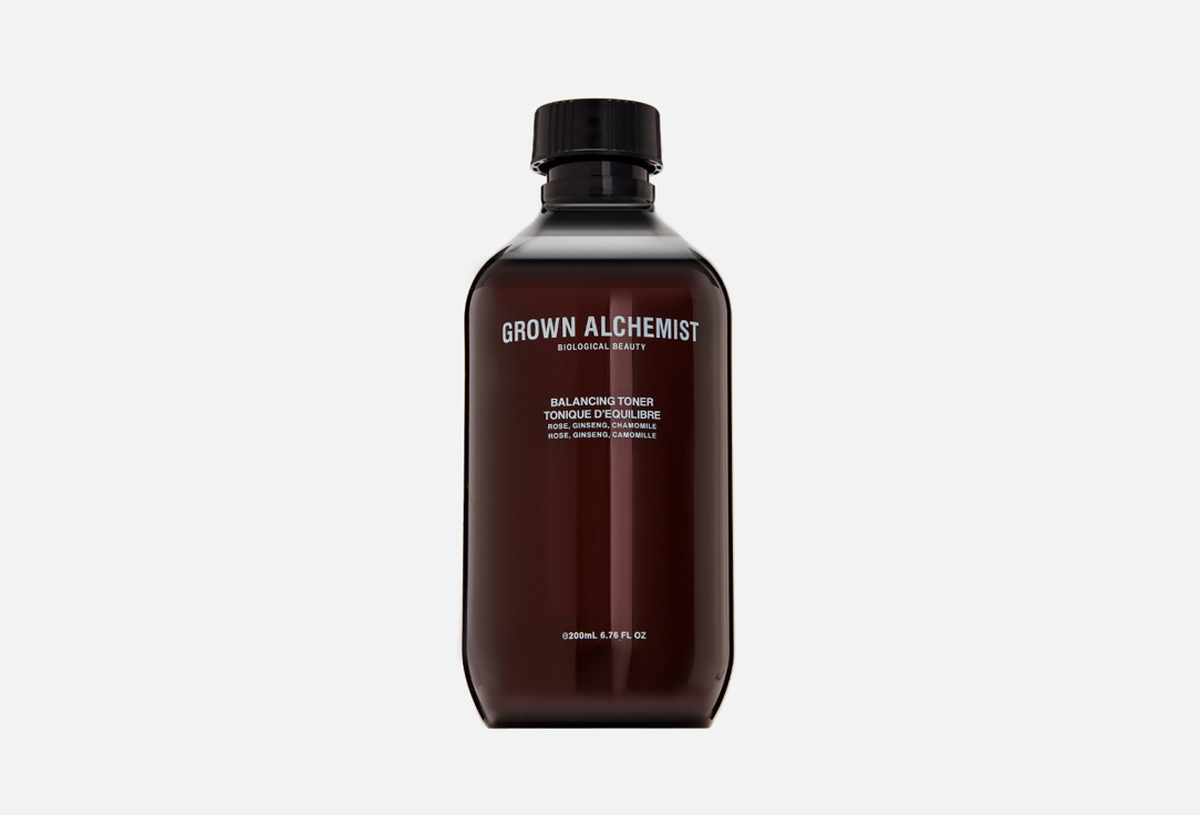 

Балансирующий тоник для лица GROWN ALCHEMIST, ROSE, GINSENG & CHAMOMILE 200 мл
