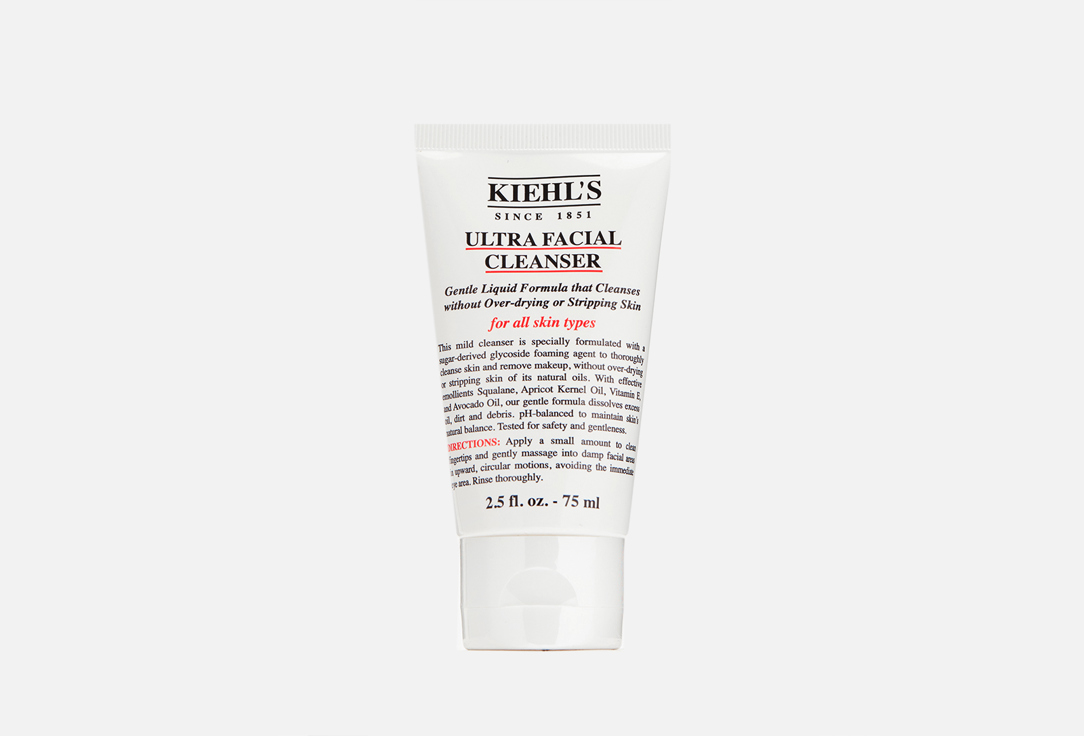 Очищающий гель со скваланом, маслом авокадо и абрикосовых косточек для всех типов кожи Kiehl's Ultra Facial Cleanser 