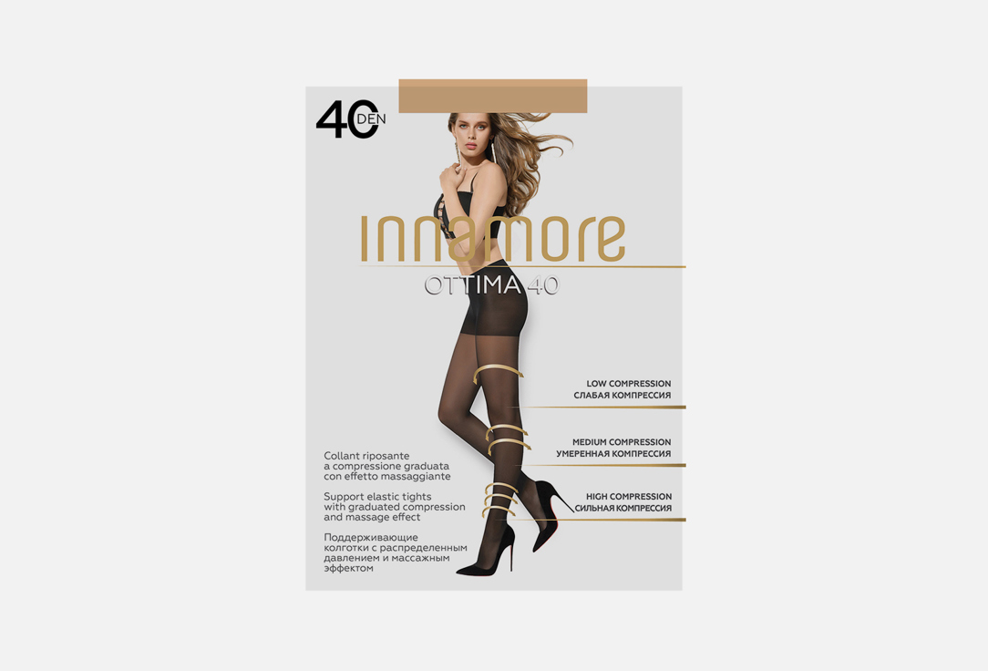 Изображение товара Колготки INNAMORE Ottima телесные 40 den для женщин с массажным эффектом