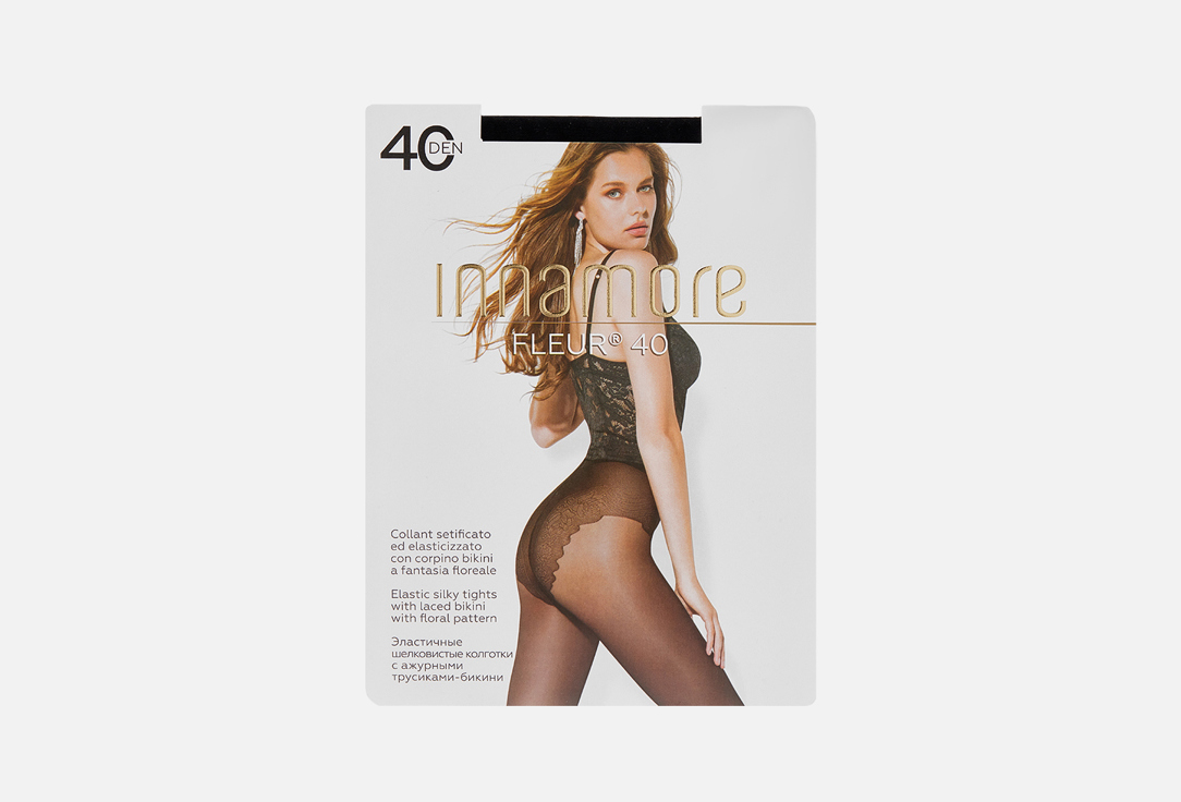 Изображение товара Шелковистые колготки INNAMORE Fleur 40 den nero для женщин