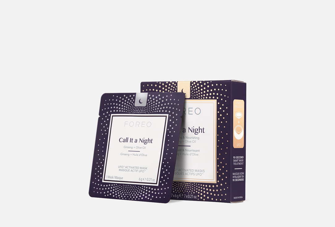 

Набор ночных масок для лица FOREO, Call It a Night 7 шт