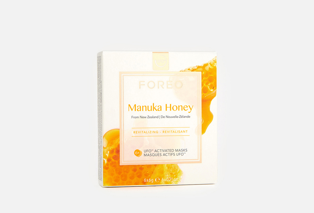 

Смарт-маска для восстановления кожи FOREO, Manuka Honey 6 шт