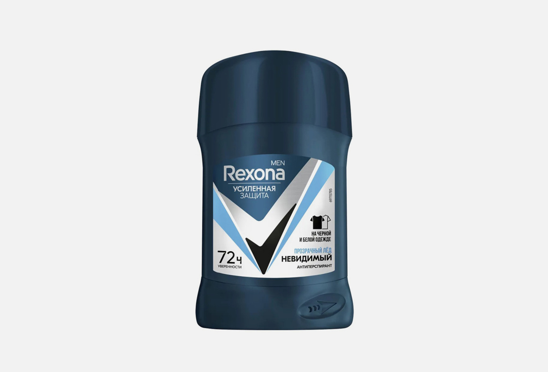 Дезодорант-стик REXONA Invisible Ice 50 мл дезодорант desodorante hombre advanced protection invisible rexona 2 x 200 ml