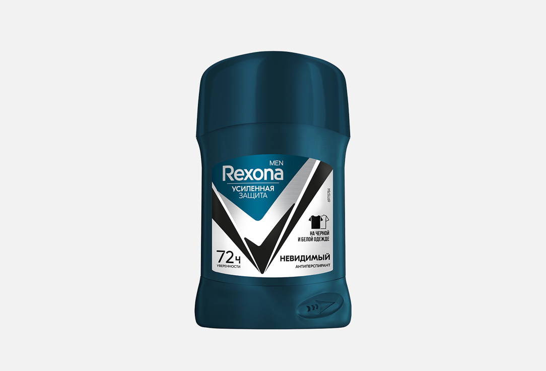 Дезодорант-стик REXONA Invisible для черного и белого 50 мл дезодорант антиперспирант стик rexona men ультраневидимый 50мл
