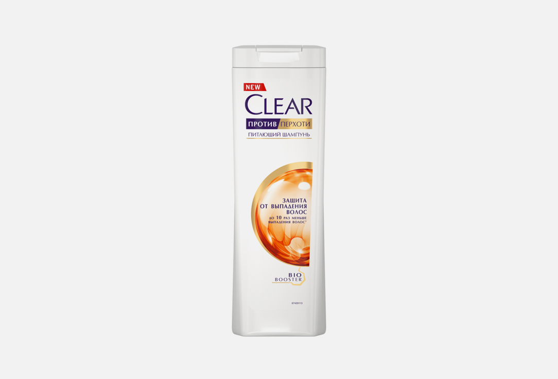 Шампунь против перхоти CLEAR Защита от выпадения 400 мл шампунь для волос clear vita abe восстановление 400 мл комплект из 3 шт