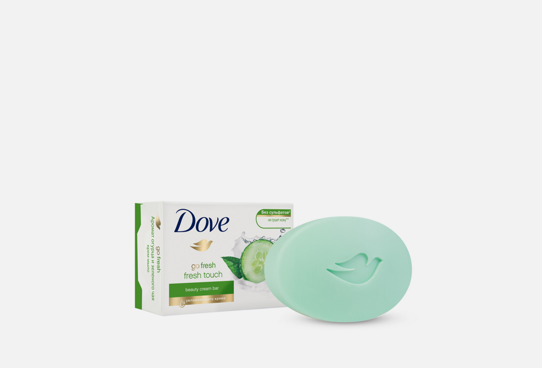 Крем-мыло DOVE Прикосновение свежести 135 г крем мыло кусковое dove прикосновение свежести 135 г