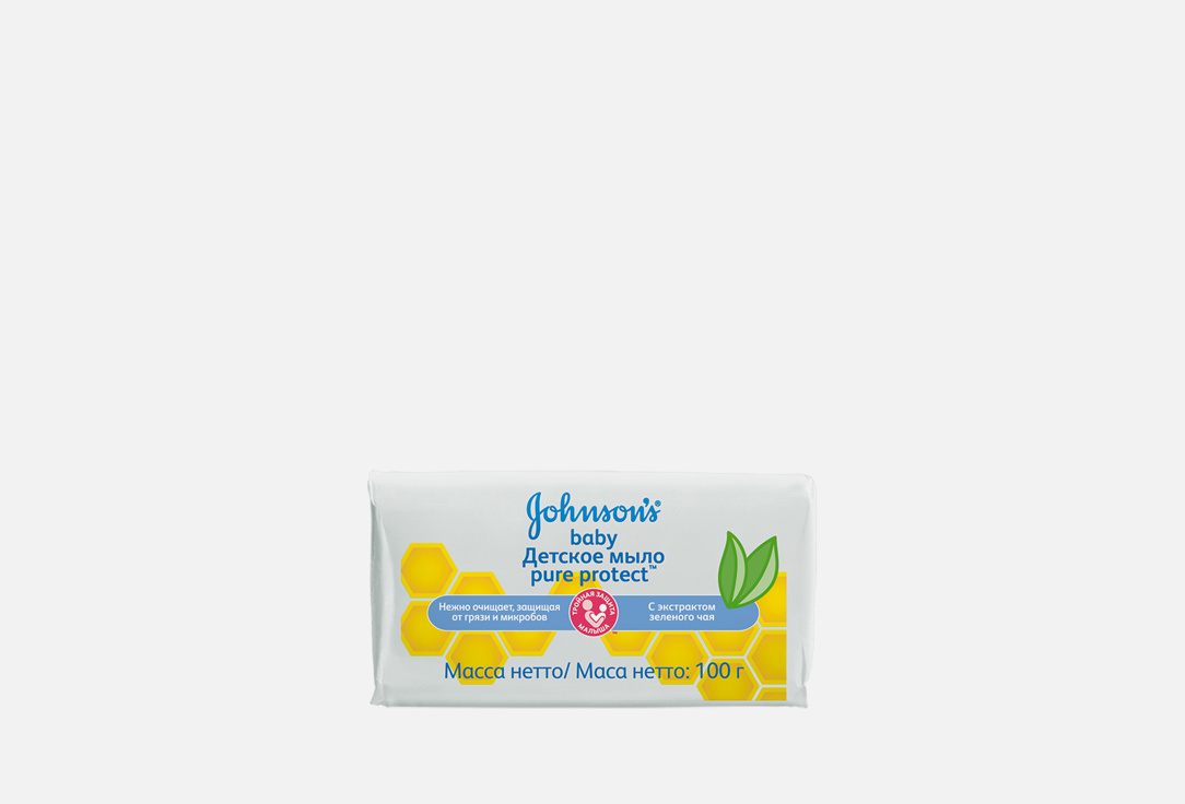 Детское мыло Johnson & Johnson Pure Protect  