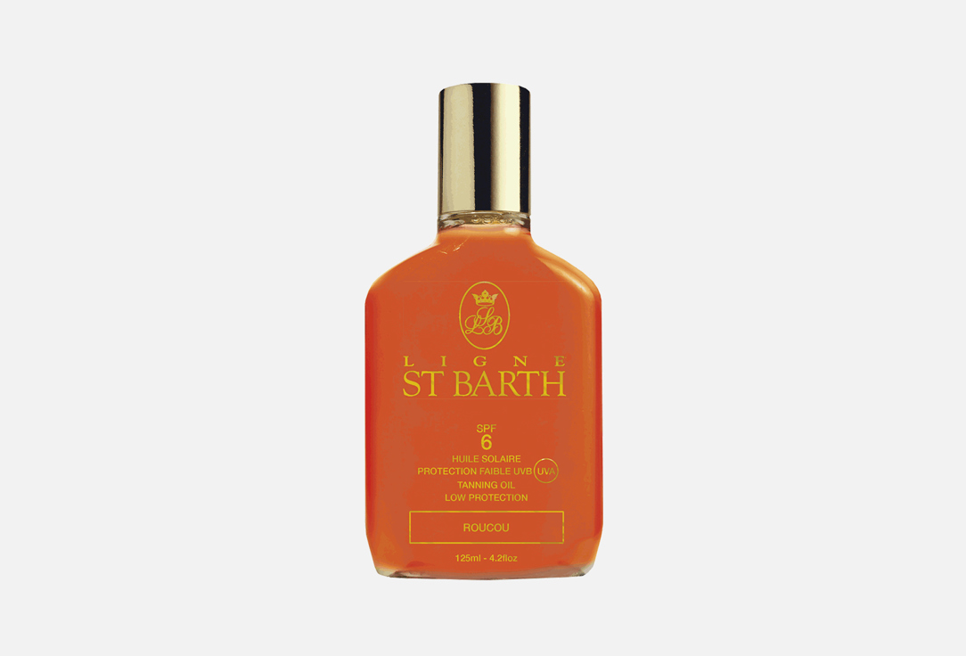 Масло помадного дерева SPF 6 LIGNE ST. BARTH ROUCOU TANNING OIL LOW PROTECTION 125 мл