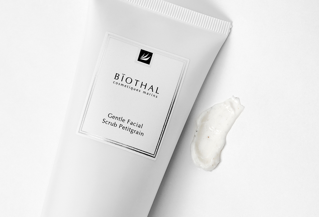 Biothal Нежный очищающий скраб - пилинг для лица Gentle Facial Scrub Petitgrain