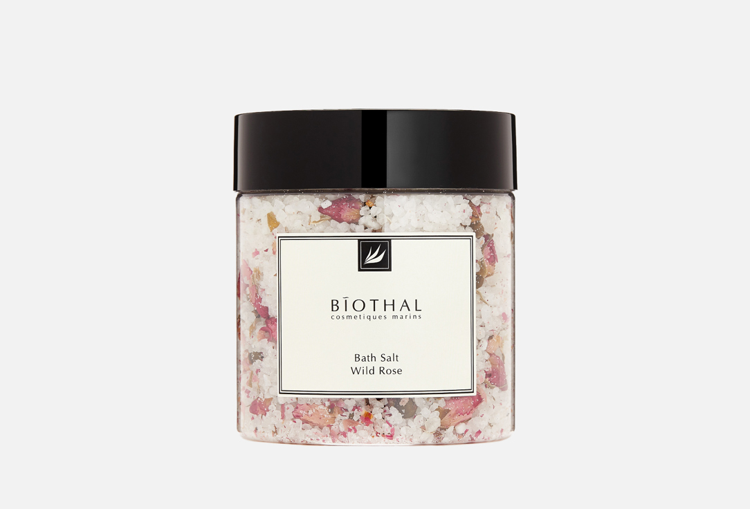 biothal скраб соляной для тела дикая роза 380 мл Соль для ванн BIOTHAL Bath Salt Wild Rose 500 мл
