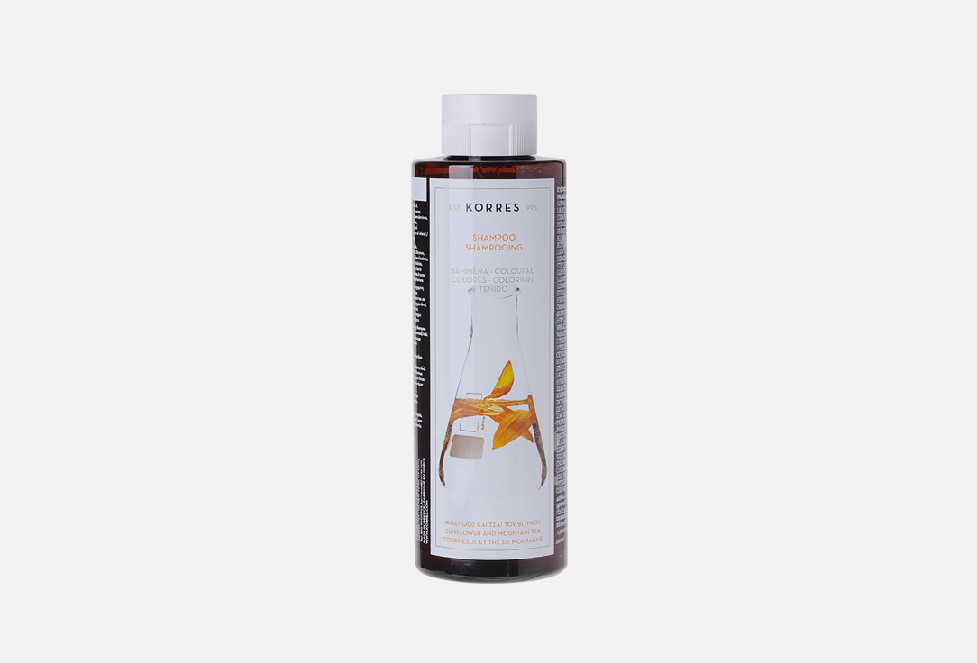 

Шампунь с подсолнечником и горным чаем KORRES, Sunflower&Mountain Tea Shampoo 250 мл